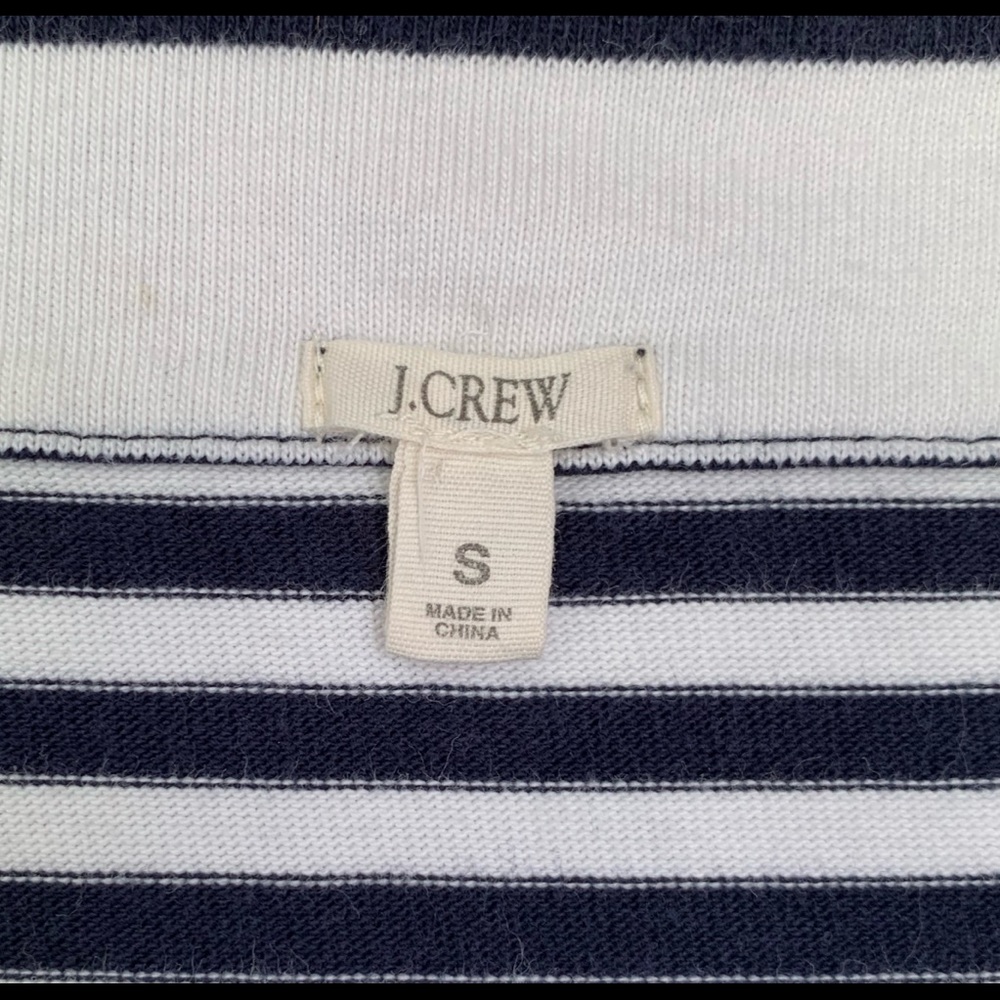 J Crew Embellished V-Neck Short Sleeved Top-size S - Picture 2 of 7